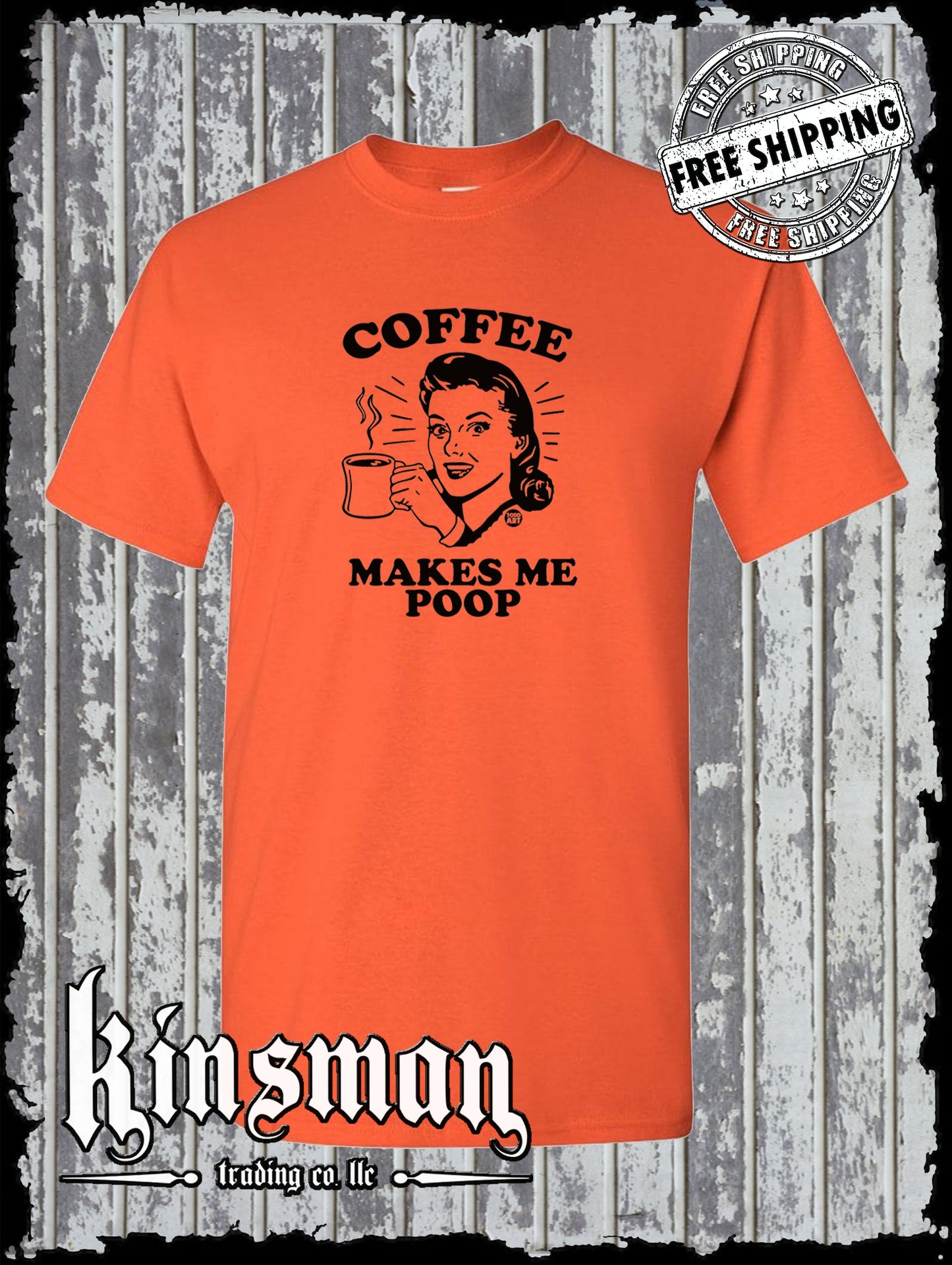 Coffee Makes Me Poop T-Shirt Todd Goldman Licensed