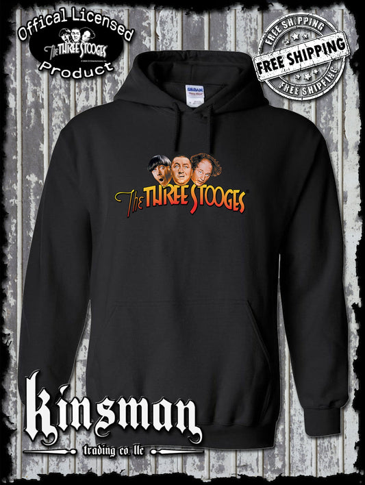 Three Stooges Classic Color Logo Hoodie / Sweatshirt