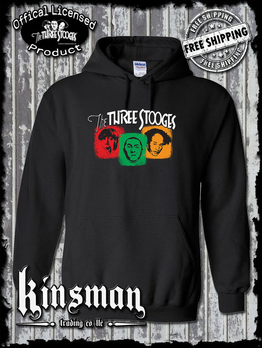 Three Stooges Colorful Logo Hoodie / Sweatshirt
