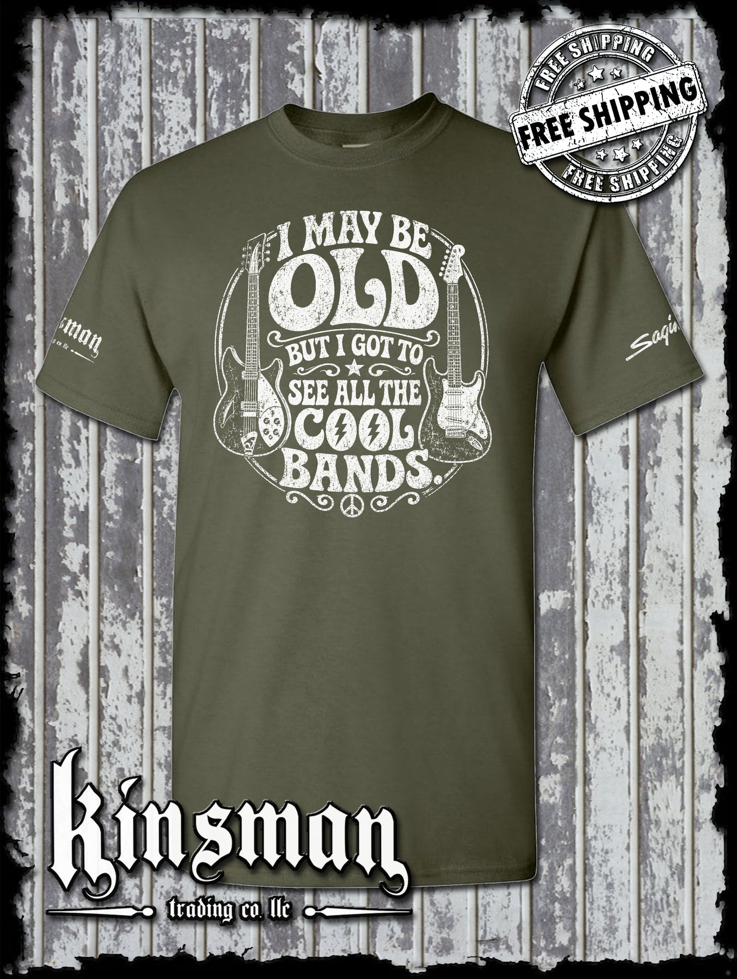 I May Be Old But I Got To See All The Cool Bands T-Shirt