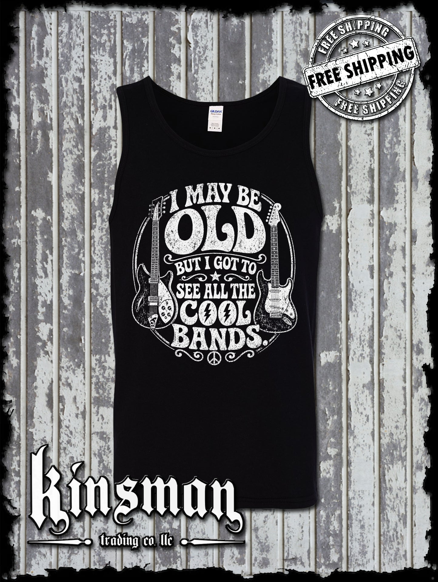 I May Be Old But I Got To See All The Cool Bands Tank Top T-Shirt