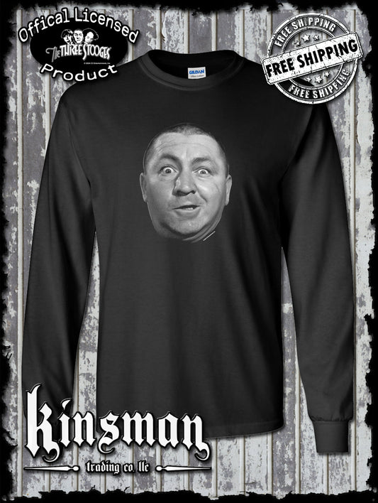 Three Stooges Curly Long Sleeve T-Shirt
