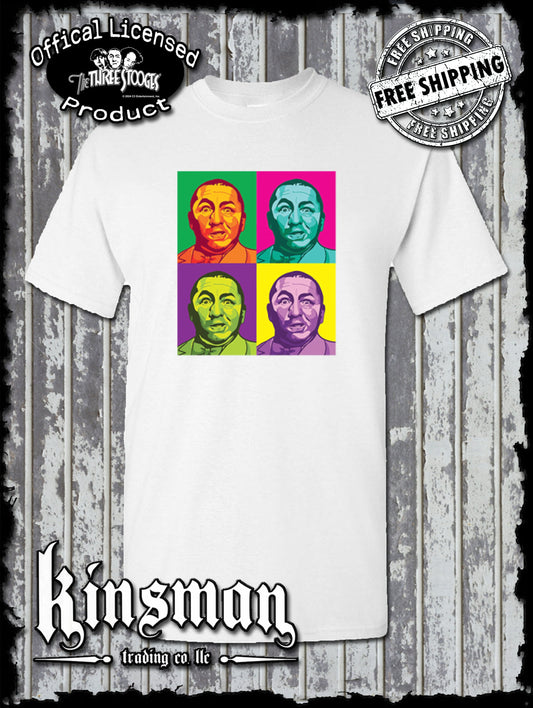 Three Stooges Curly Squared T-Shirt