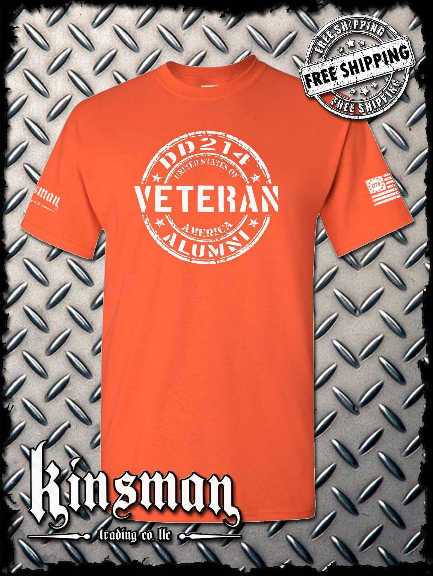 DD214 Alumni Veteran USA Military T-Shirt Army Marines Navy Air Force Veterans Day