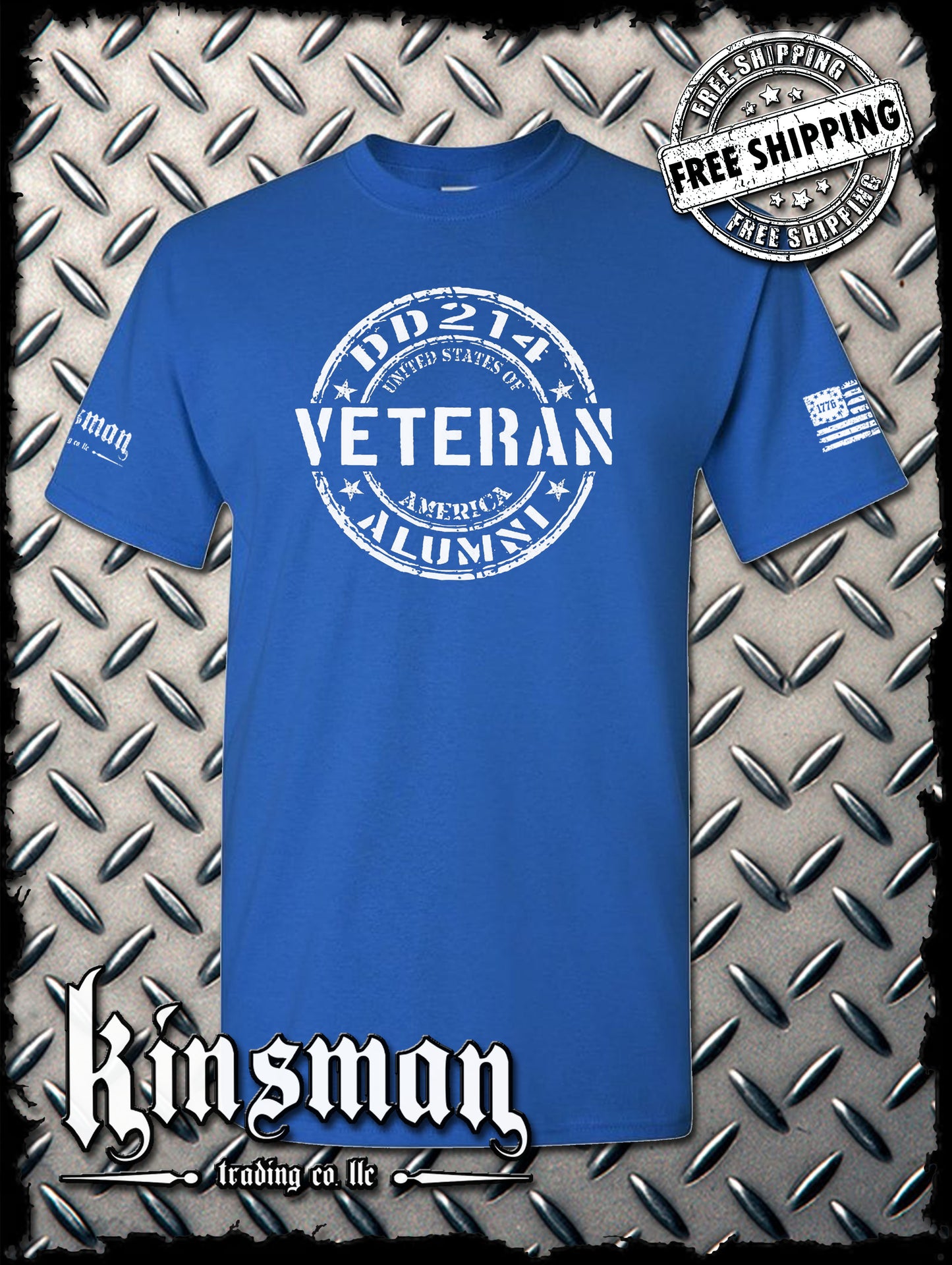 DD214 Alumni Veteran USA Military T-Shirt Army Marines Navy Air Force Veterans Day