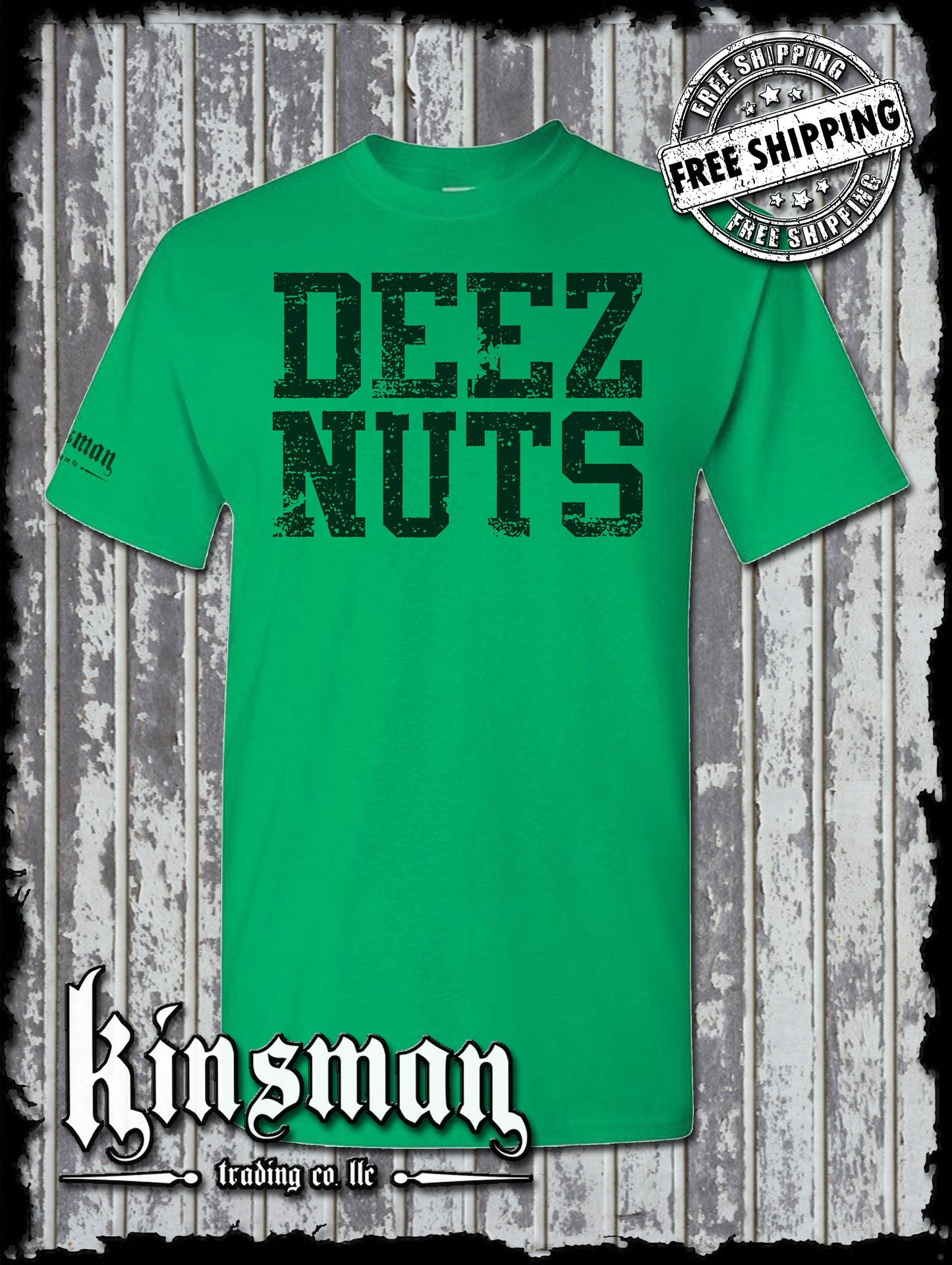 DEEZ NUTS T-Shirt - Funny Vulgar College Humor Tee