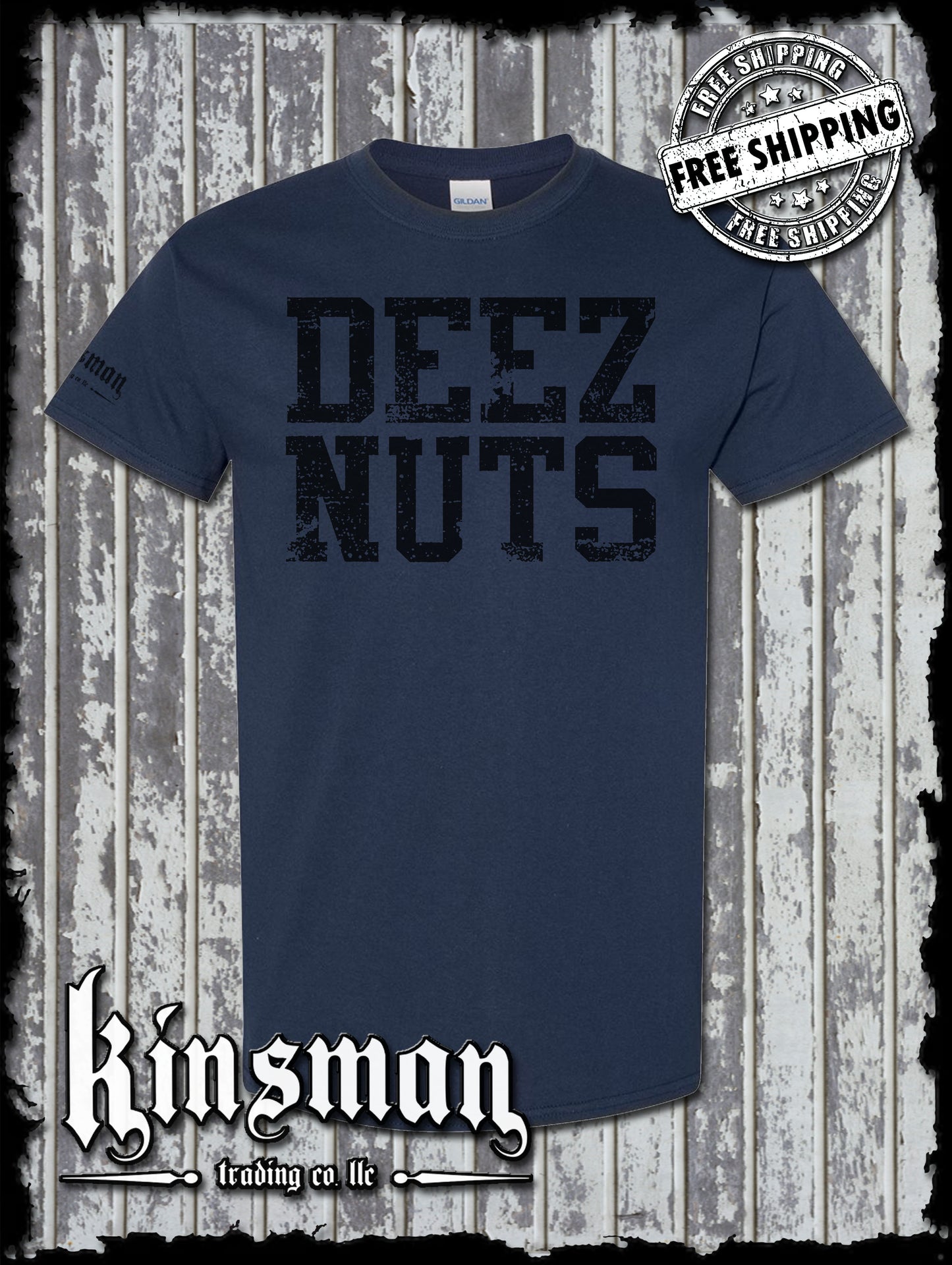 DEEZ NUTS T-Shirt - Funny Vulgar College Humor Tee