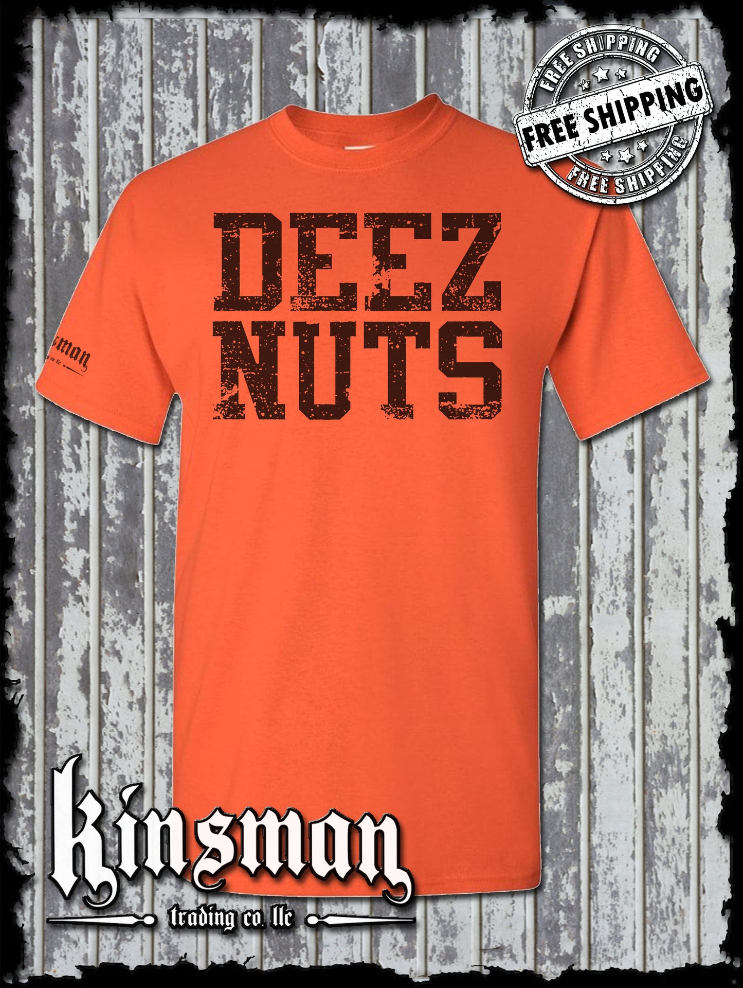 DEEZ NUTS T-Shirt - Funny Vulgar College Humor Tee