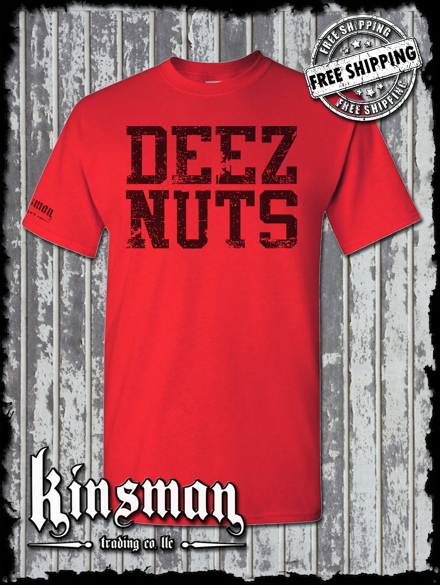 DEEZ NUTS T-Shirt - Funny Vulgar College Humor Tee