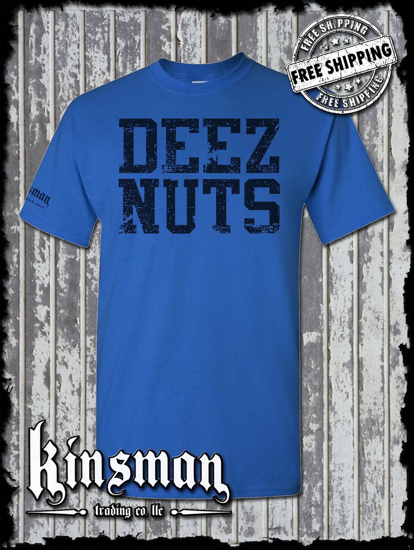 DEEZ NUTS T-Shirt - Funny Vulgar College Humor Tee