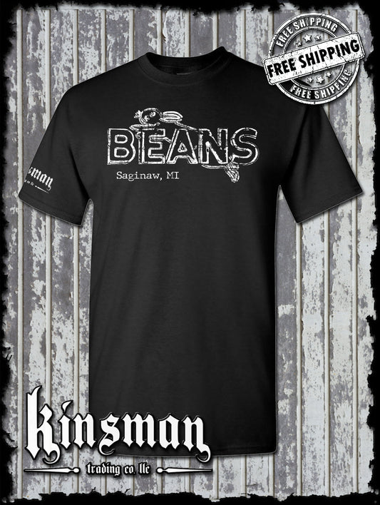 Saginaw Beans Bunny Rabbit T-Shirt Souvenir Gift Mid-Michigan