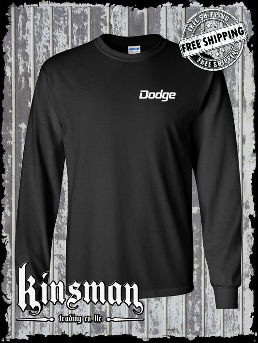 Dodge Logo Crest Long Sleeve T-Shirt - Official Licensed Product