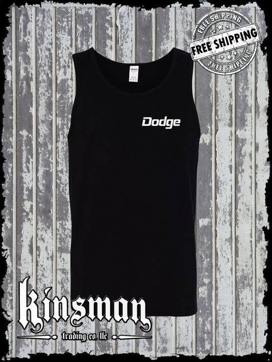 Dodge Logo Crest Tank Top T-Shirt - Official Licensed Product