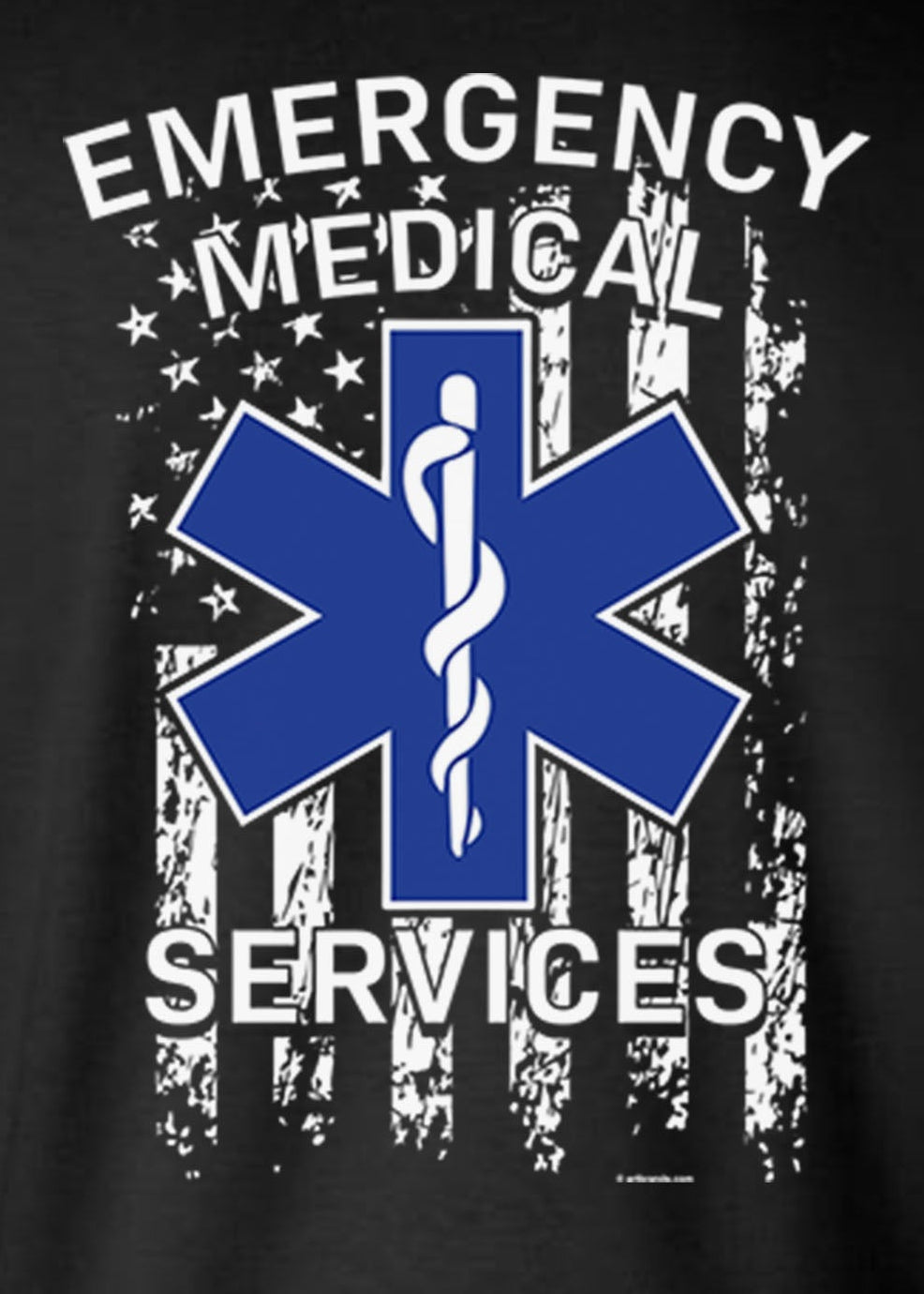 EMS American Flag Hoodie / Sweatshirt - Emergency Medical Services EMT