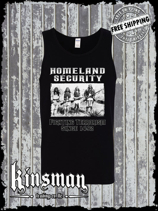Fighting Terrorism Since 1492 Tank Top T-Shirt Native American Indian