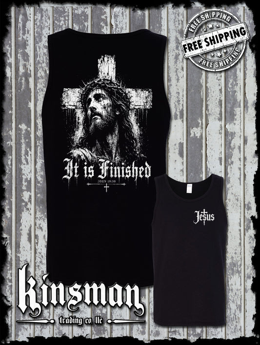 Jesus It Is Finished John 19:30 Tank Top T-Shirt