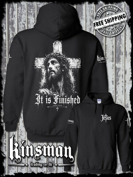 Jesus It Is Finished John 19:30 Hoodie / Sweatshirt