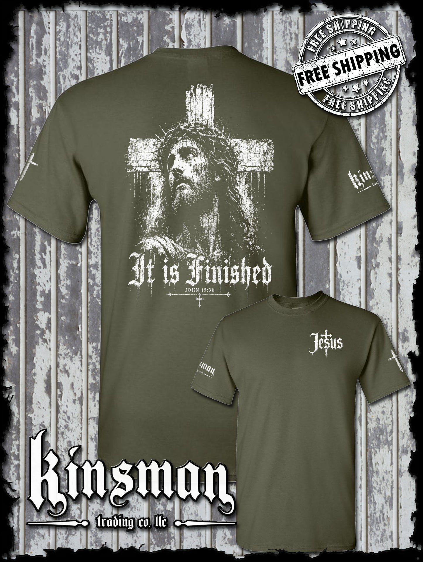 Jesus It Is Finished John 19:30 T-Shirt