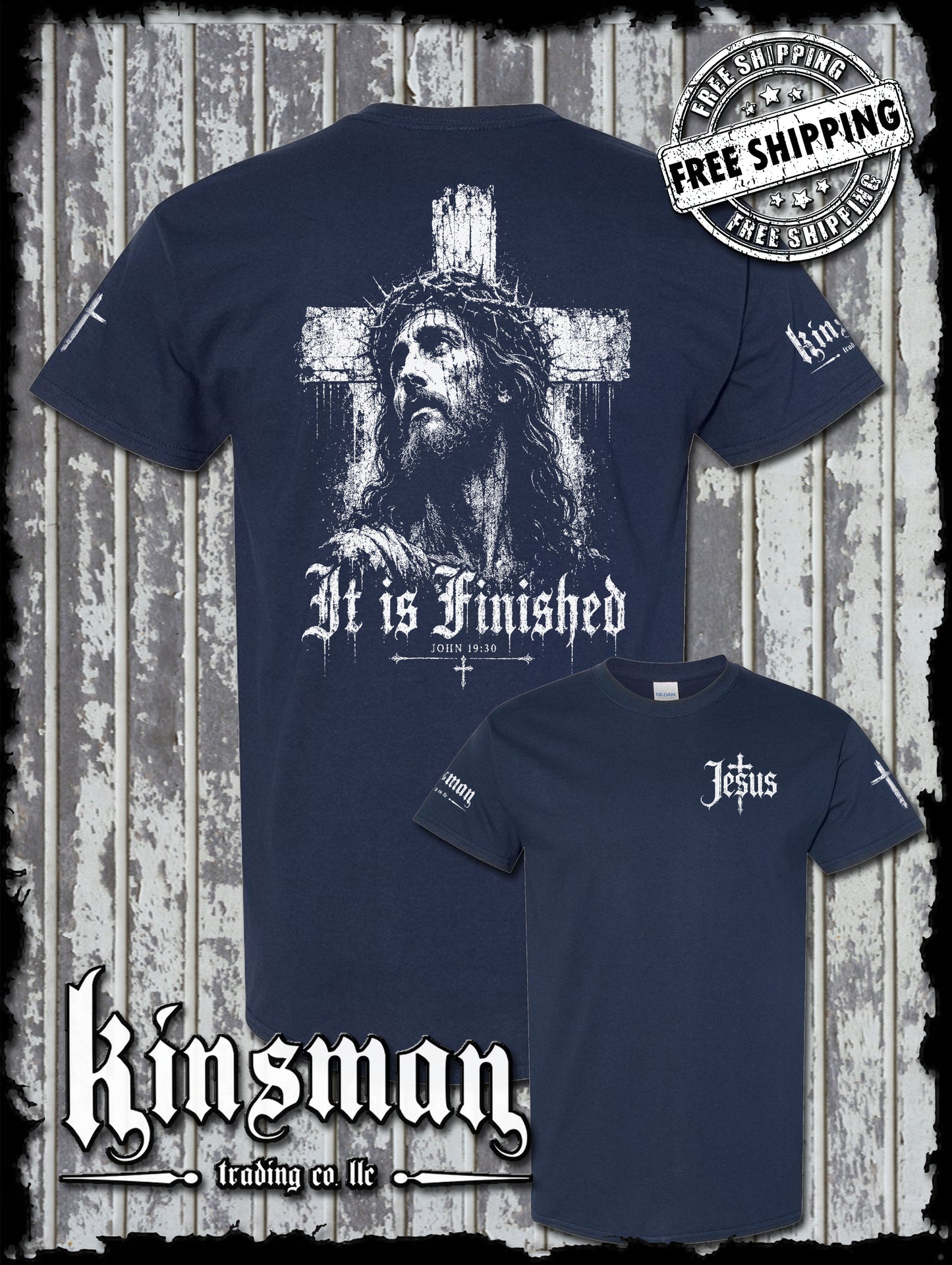 Jesus It Is Finished John 19:30 T-Shirt