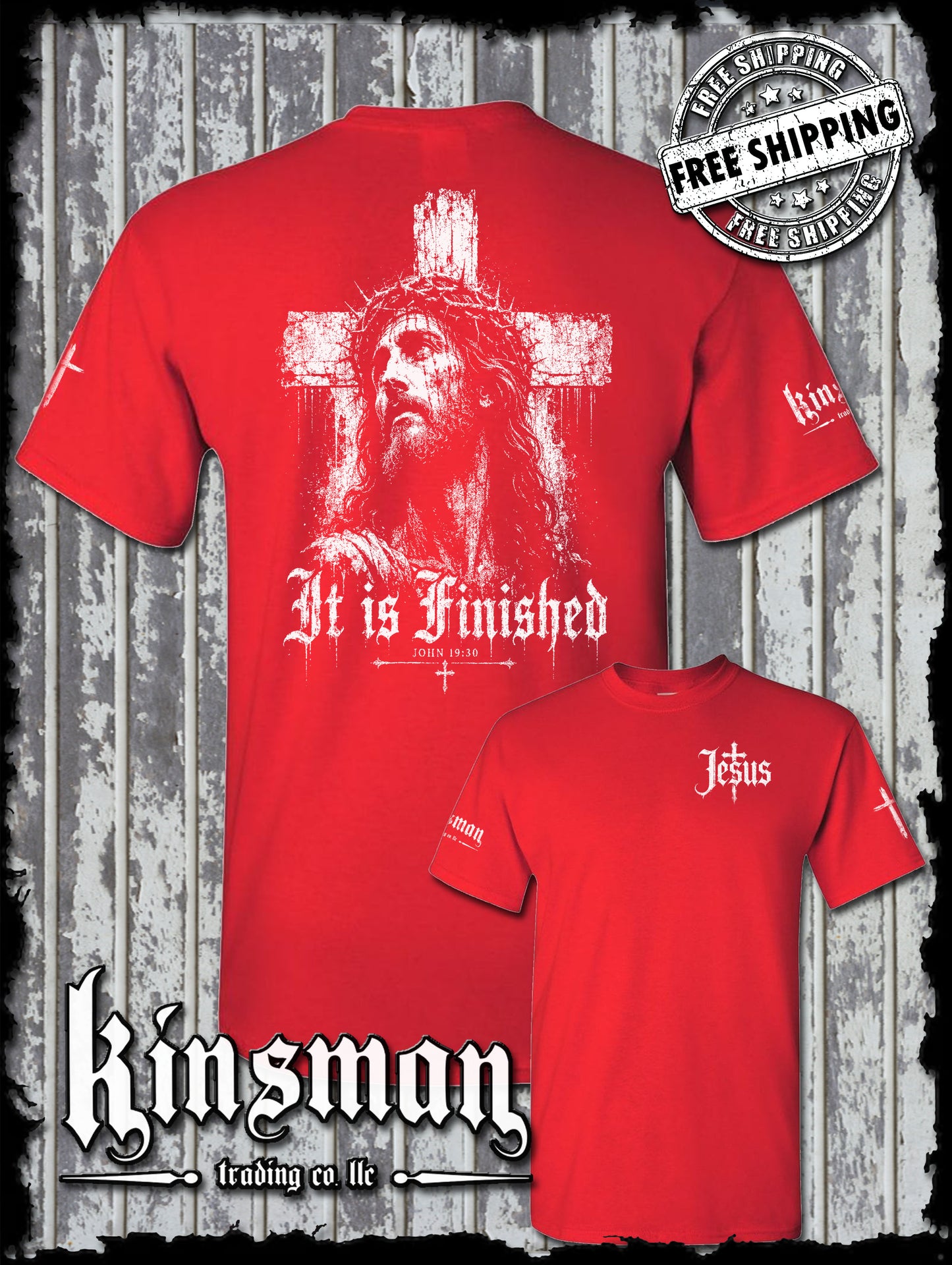 Jesus It Is Finished John 19:30 T-Shirt