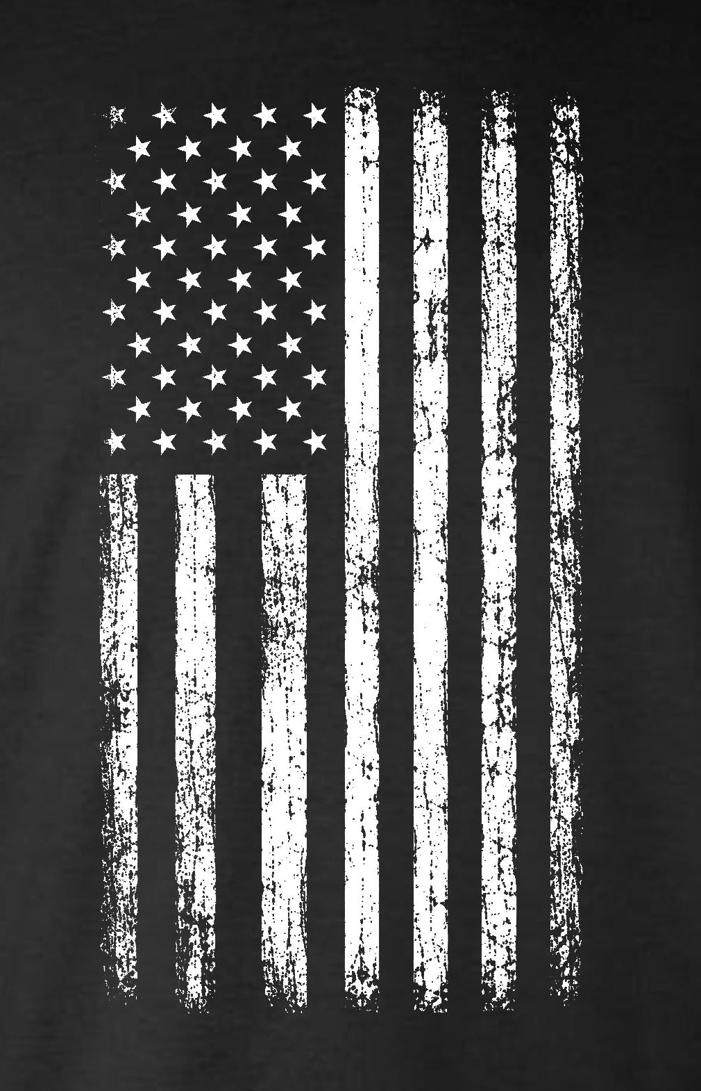 American Flag Vertical 2-Sided T-Shirt