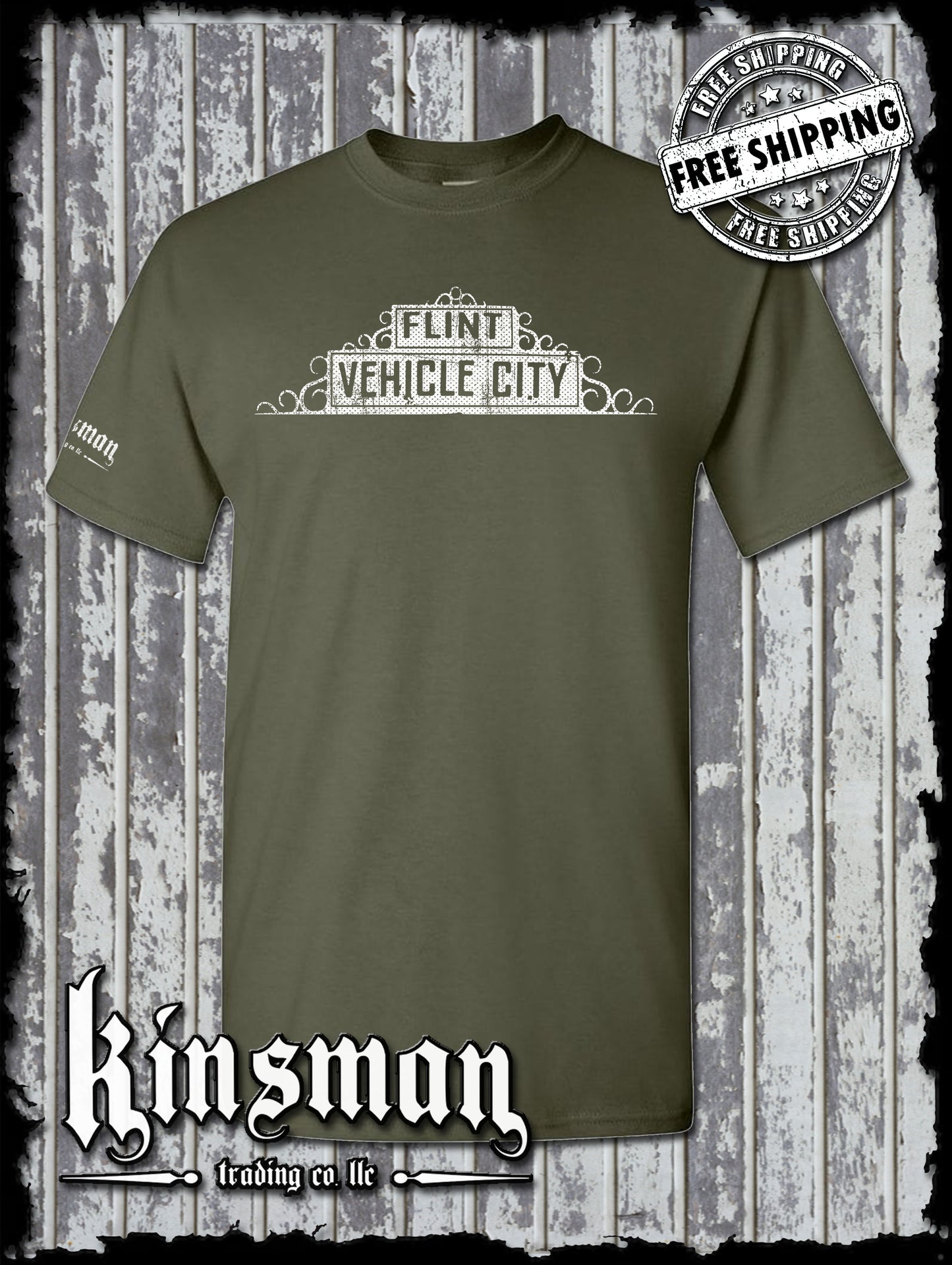 Flint Michigan Vehicle City T-Shirt