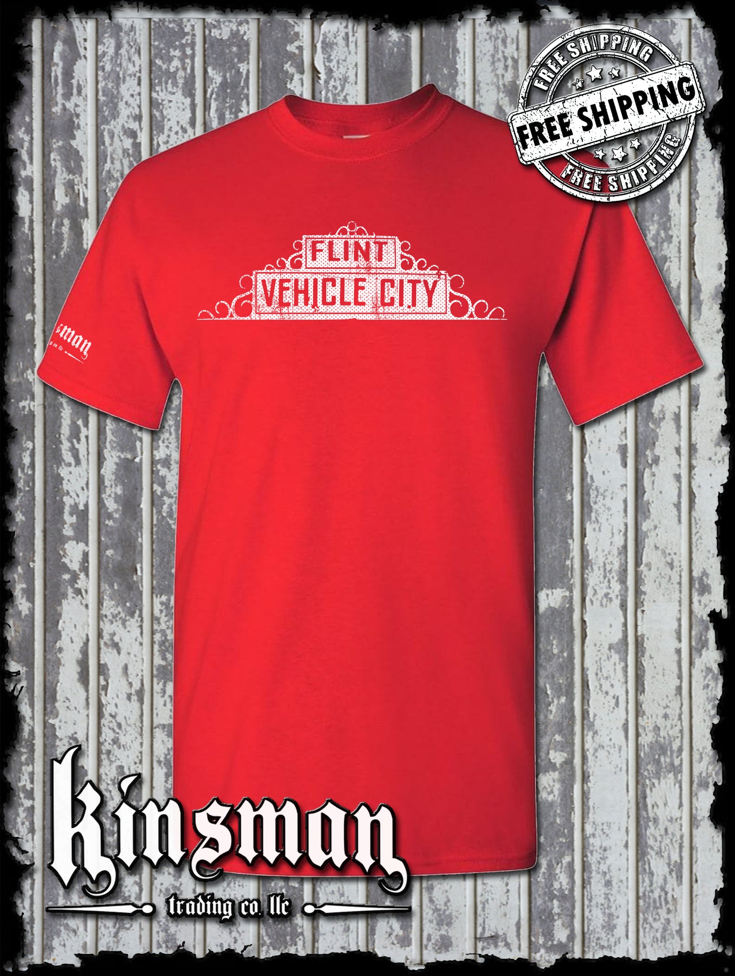 Flint Michigan Vehicle City T-Shirt