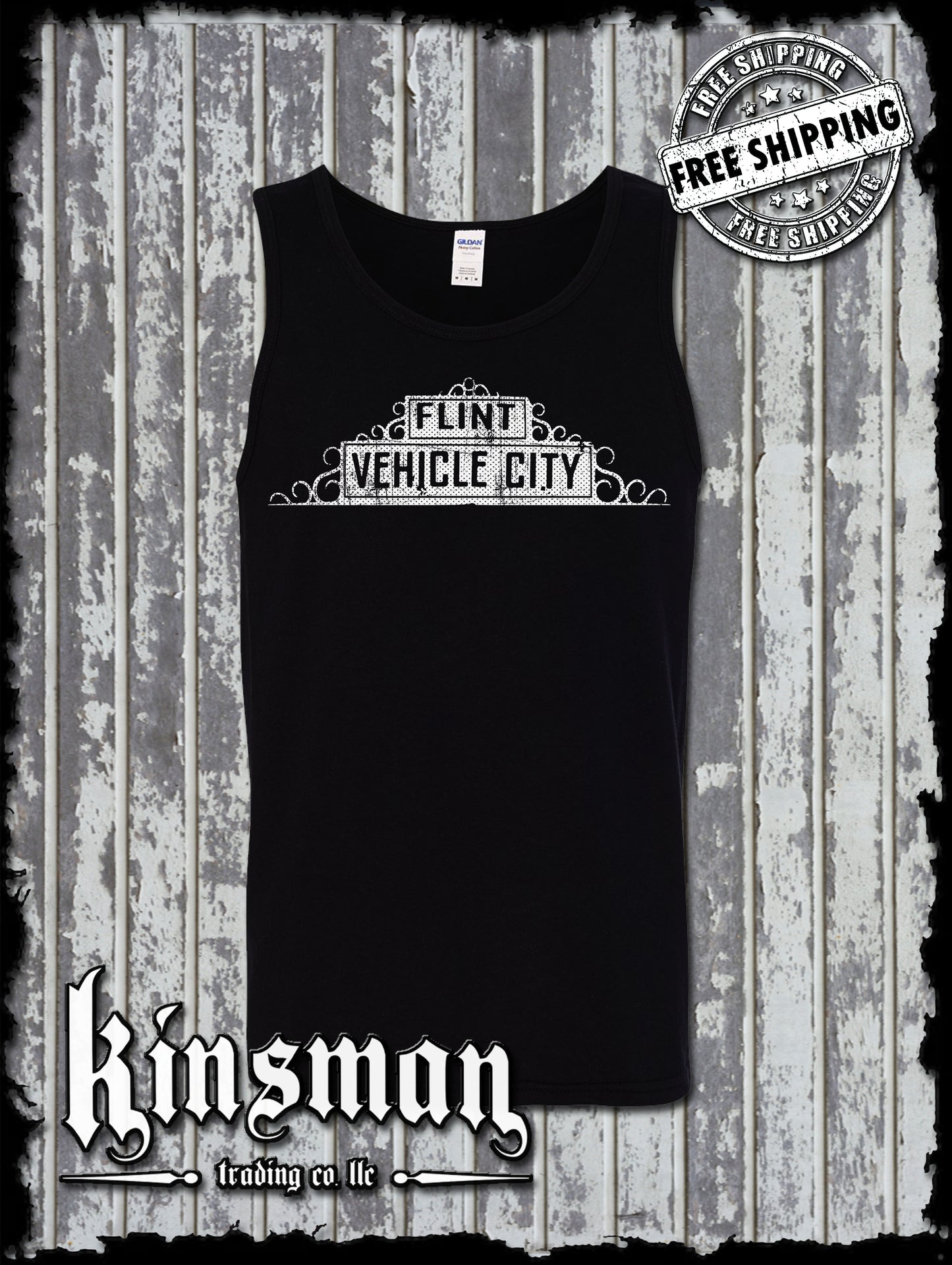 Flint Michigan Vehicle City Tank Top T-Shirt