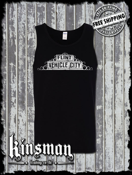 Flint Michigan Vehicle City Tank Top T-Shirt
