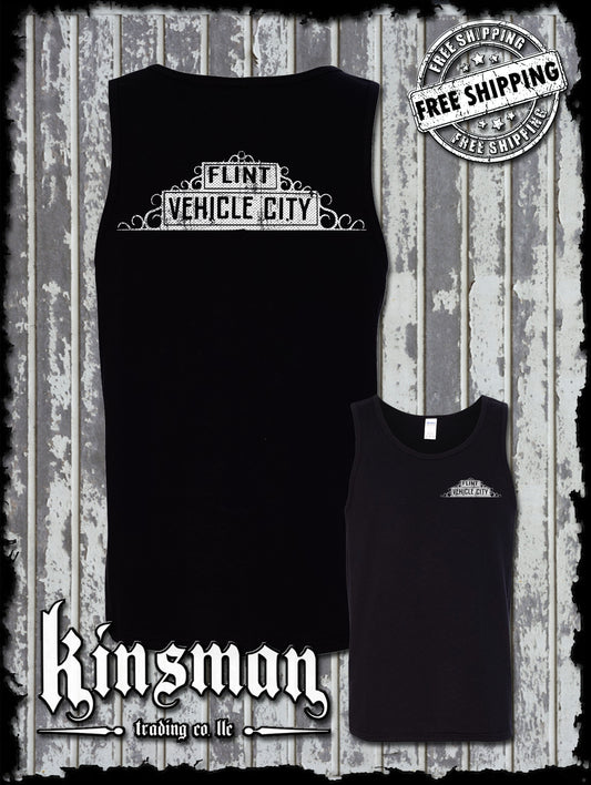 Flint Michigan Vehicle City 2-Sided Tank Top T-Shirt