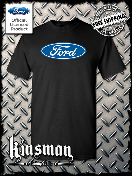 Classic FORD Oval Logo T-Shirt - F-150 Mustang 4x4 Authentic Licensed Ford Motor Product