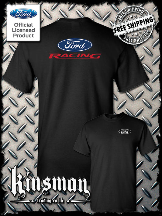 Ford Racing Logo 2-Sided T-Shirt - Official Licensed Product - Mustang F-150