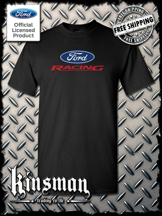 Ford Racing Logo T-Shirt - Official Licensed Product - Mustang F-150