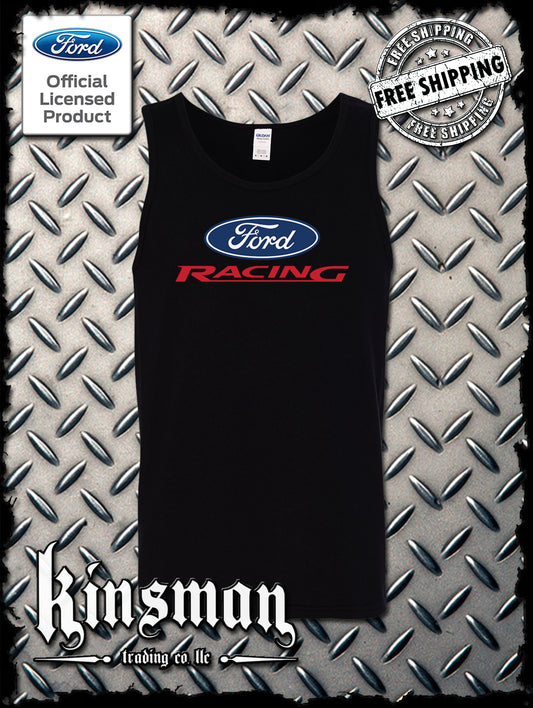 Ford Racing Logo Tank Top T-Shirt - Official Licensed Product - Mustang F-150