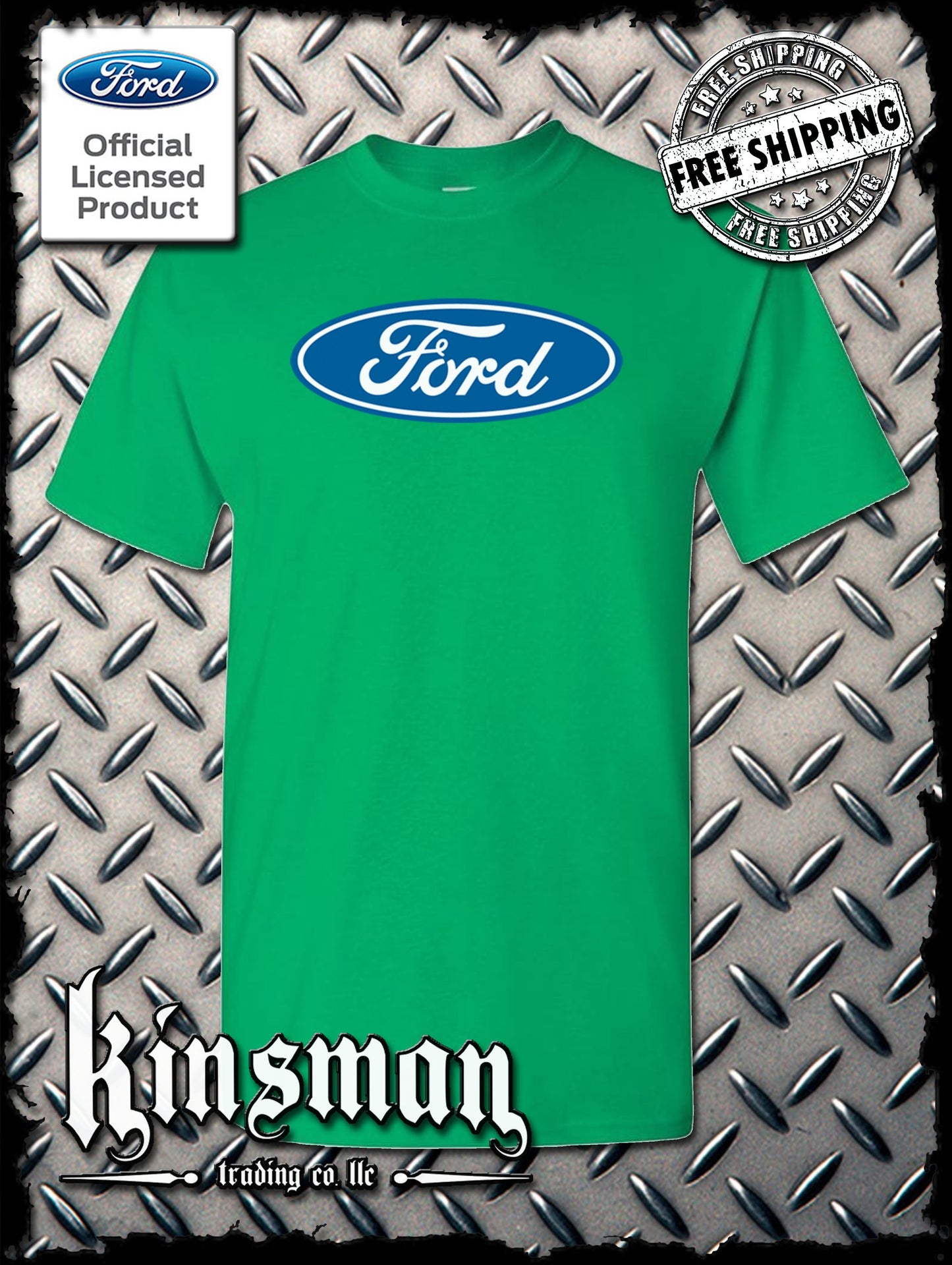 Ford Classic Blue Oval Logo T-Shirt