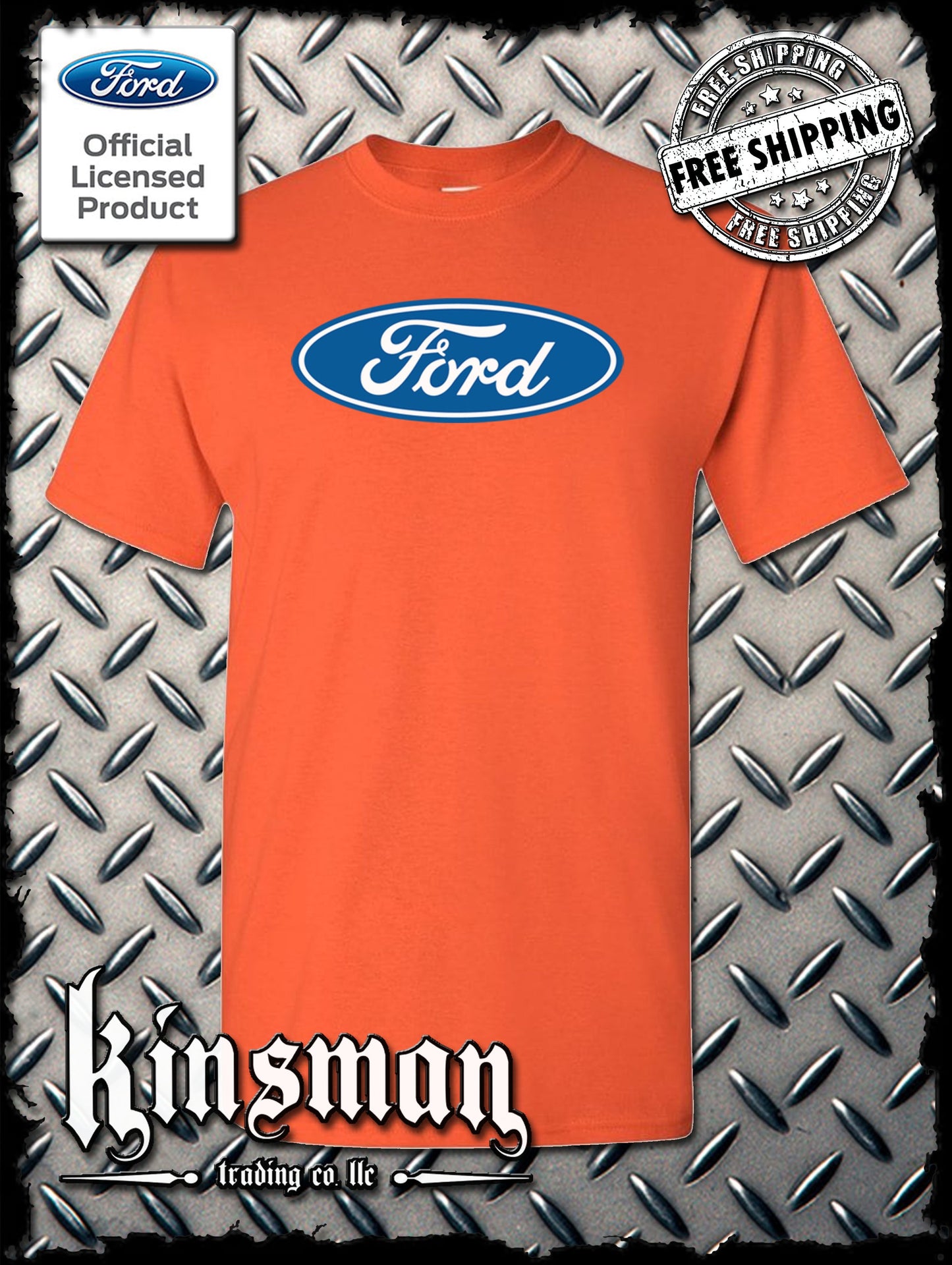 Ford Classic Blue Oval Logo T-Shirt