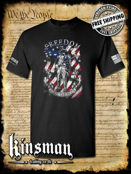 Freedom Isn't Free Patriotic American Flag T-Shirt