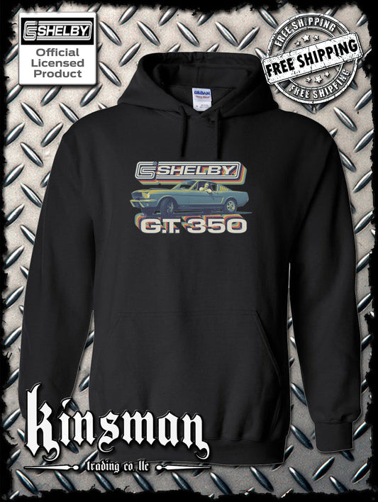 Carroll Shelby Vintage GT 350 Hoodie / Sweatshirt Ford Mustang