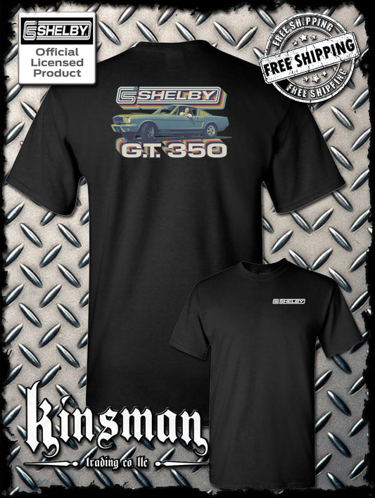 Carroll Shelby Vintage GT 350 2-Sided T-Shirt Ford Mustang