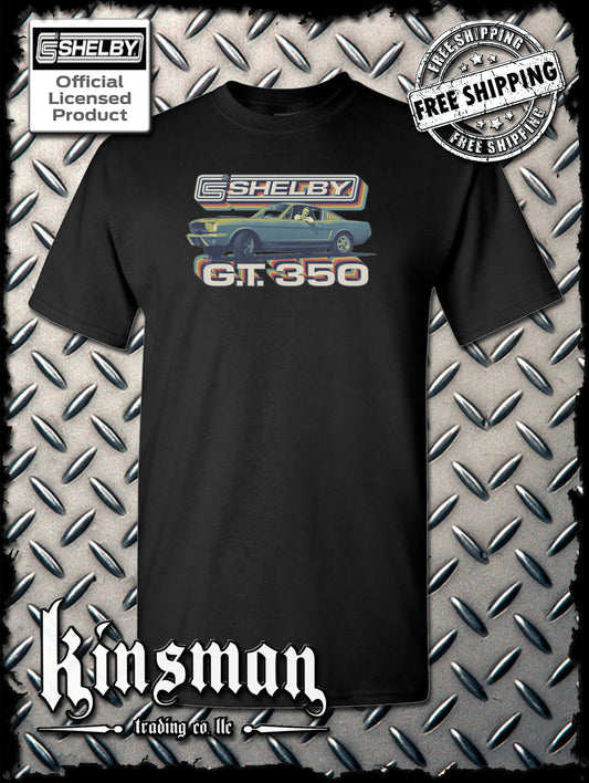 Carroll Shelby Vintage GT 350 T-Shirt Ford Mustang