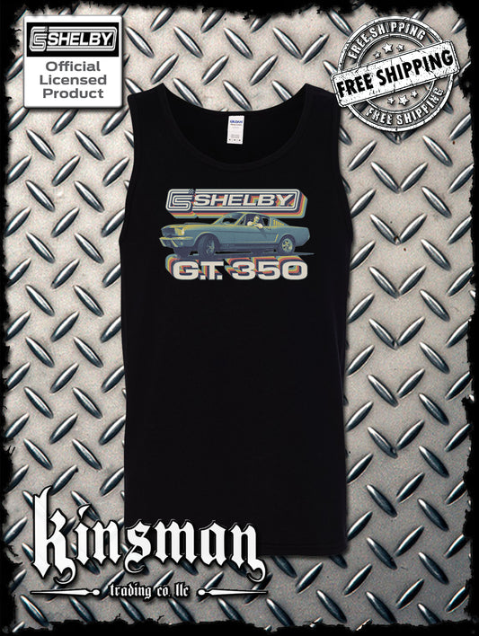 Carroll Shelby Vintage GT 350 Tank Top T-Shirt Ford Mustang