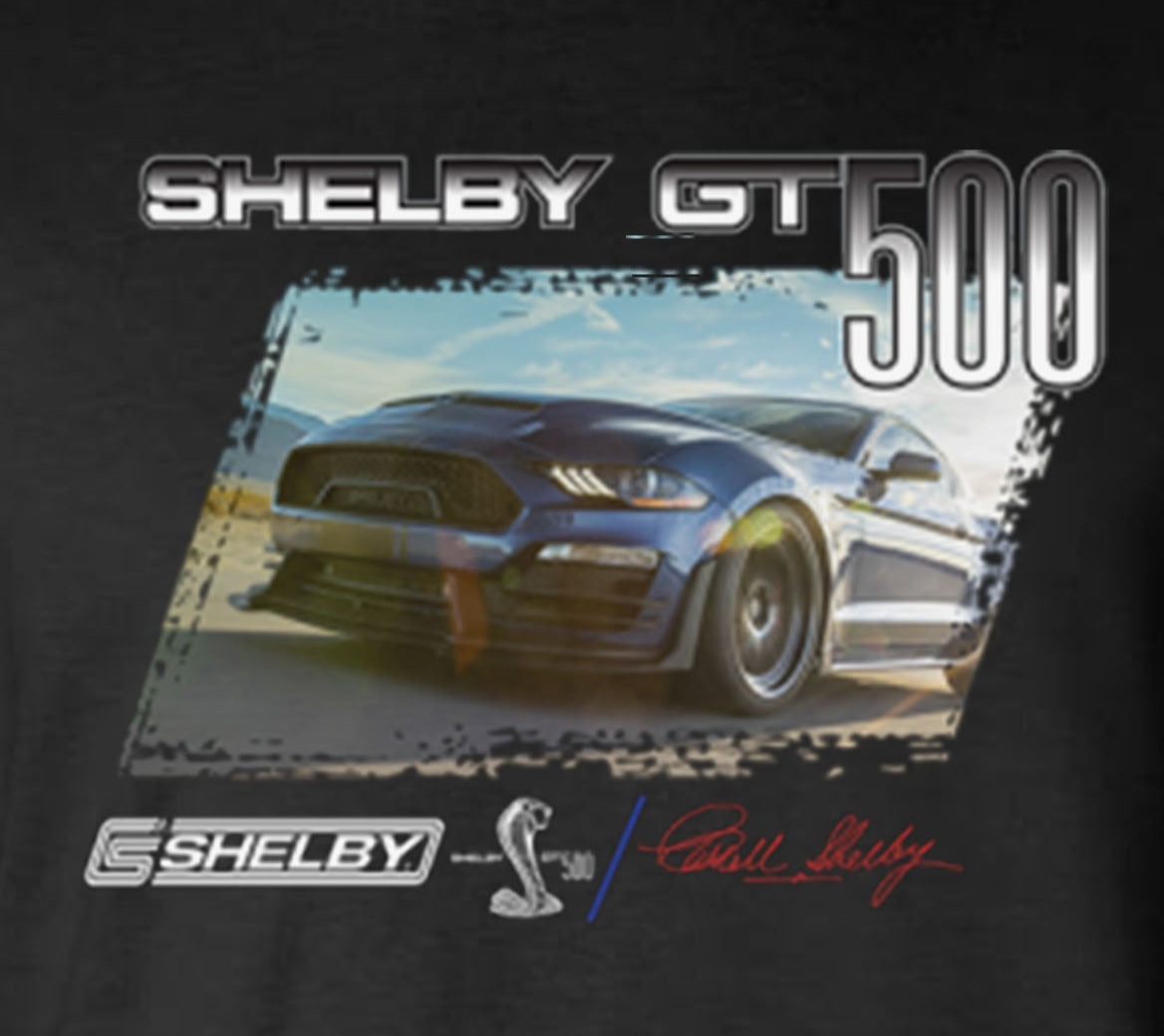 Carroll Shelby GT 500 2-Sided Hoodie / Sweatshirt Ford Mustang