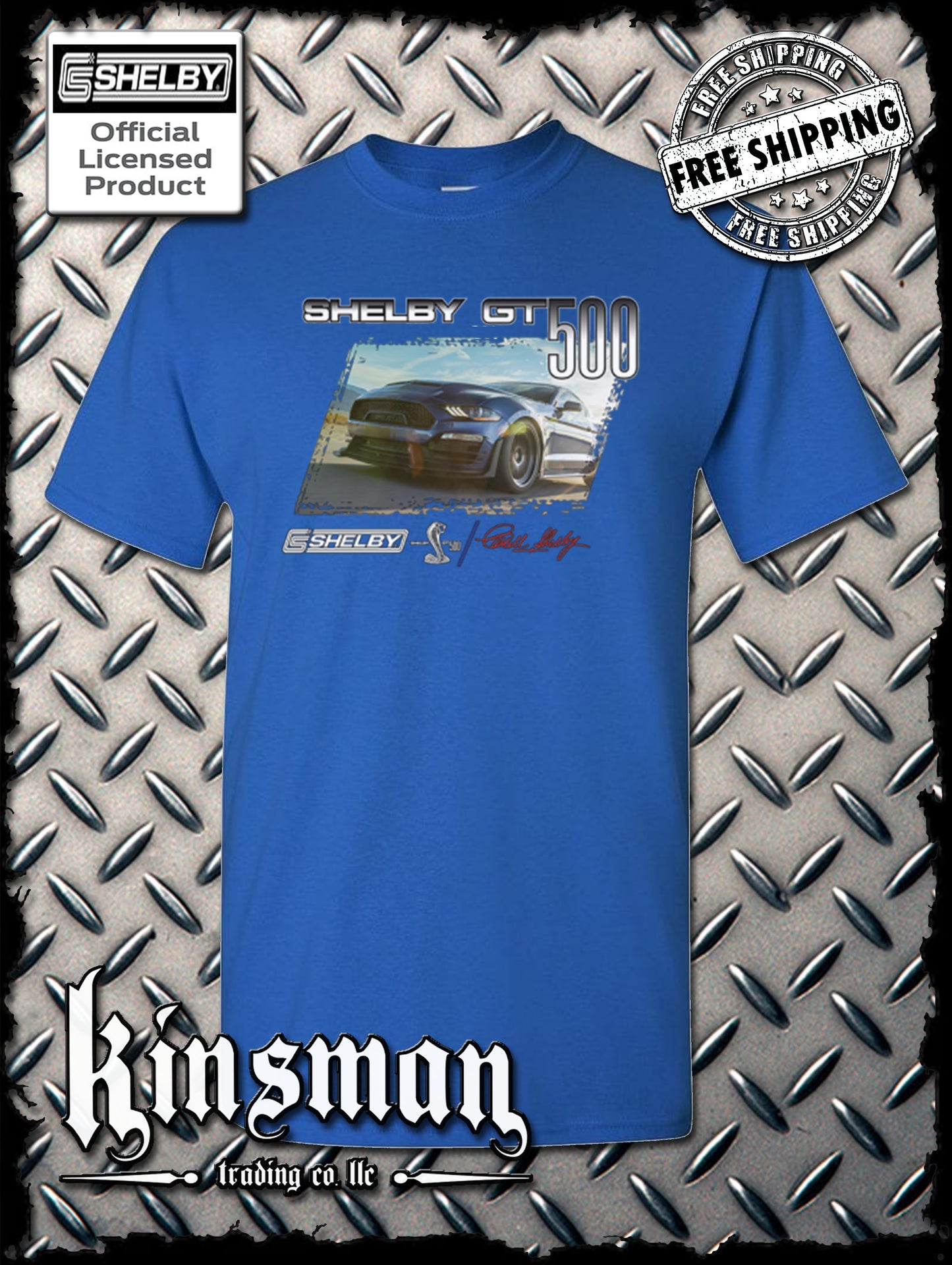 Carroll Shelby GT 500 T-Shirt Ford Mustang