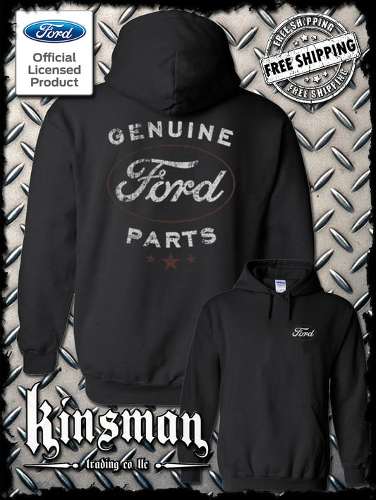 Ford Genuine Parts Retro / Vintage Logo Hoodie -Mustang F-150 Official Licensed