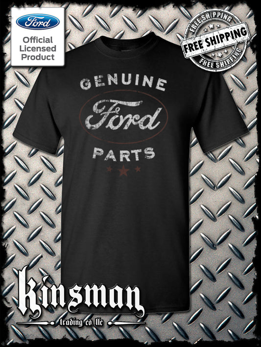 Ford Genuine Parts Retro / Vintage Style Logo T-Shirt -Mustang F-150