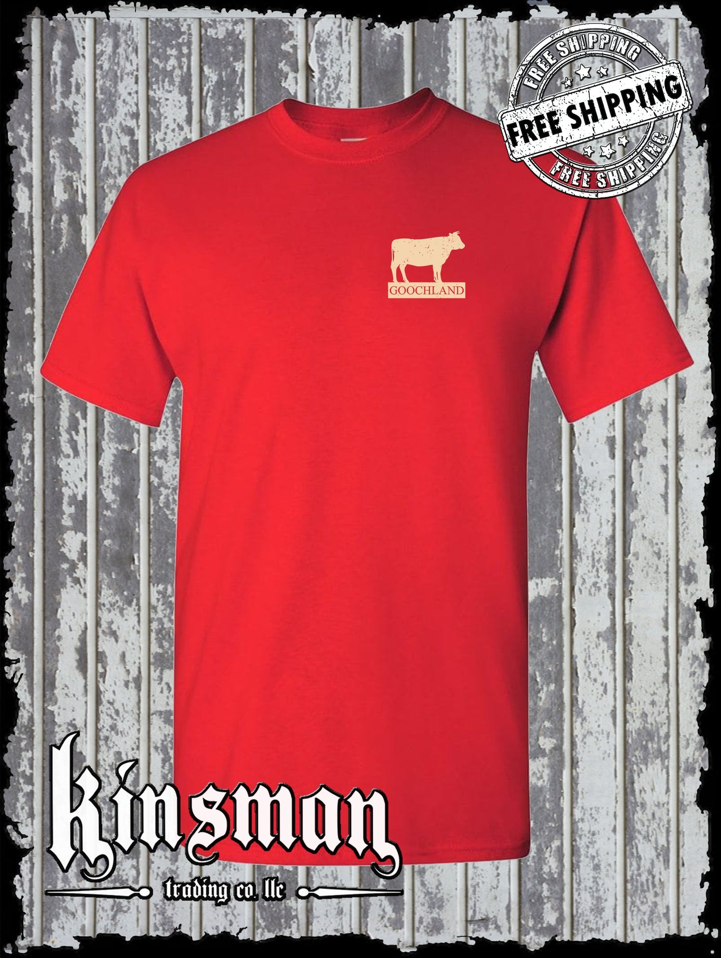 Goochland Cow T-Shirt Richmond Virginia Country