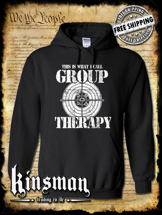 Group Therapy 2nd Amendment Pro-Gun Hoodie / Sweatshirt Funny