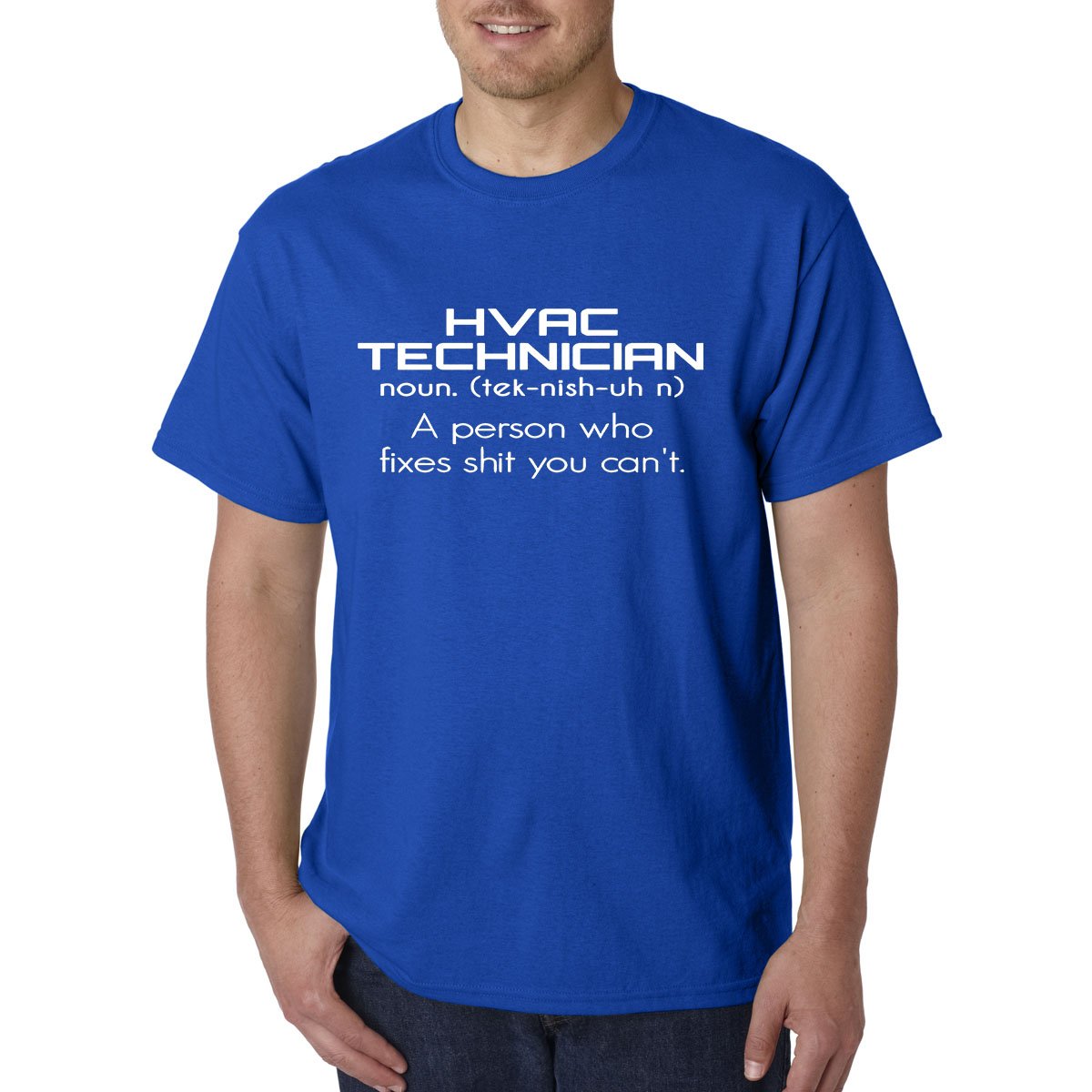 HVAC Technician Definition T-Shirt (Fixes Sh!t You Can't)