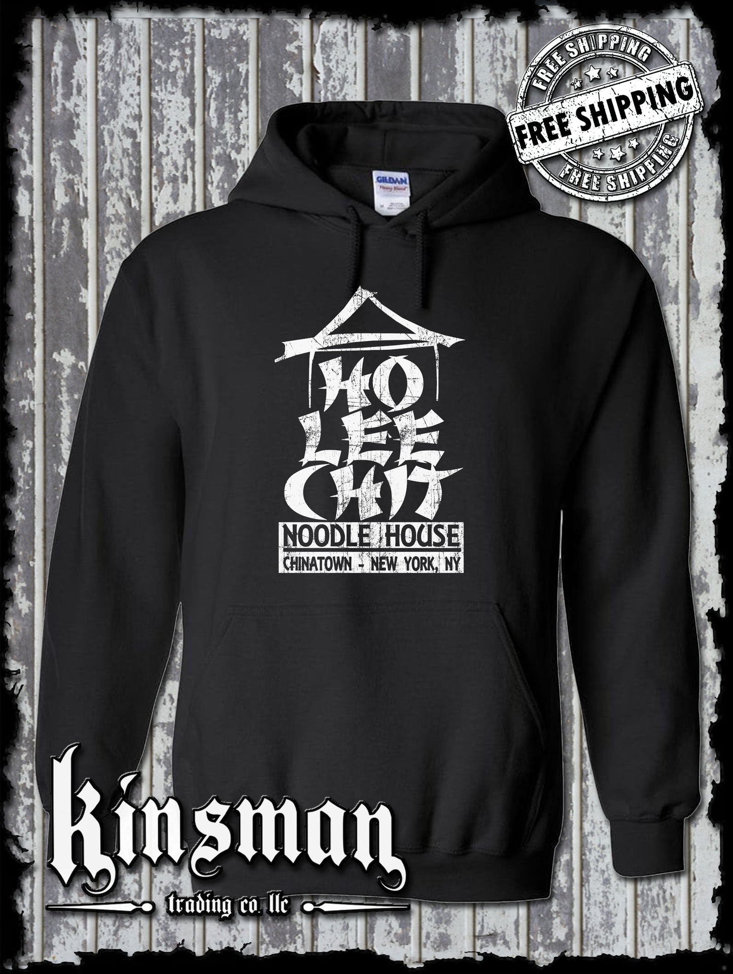 Ho Lee Chit Funny Hoodie - Chinese Buffet Noodle House Adult Humor Holy Sh*t!