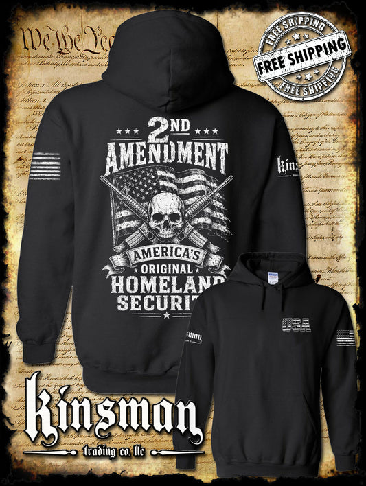 2nd Amendment America's Original Homeland Security Hoodie / Sweatshirt